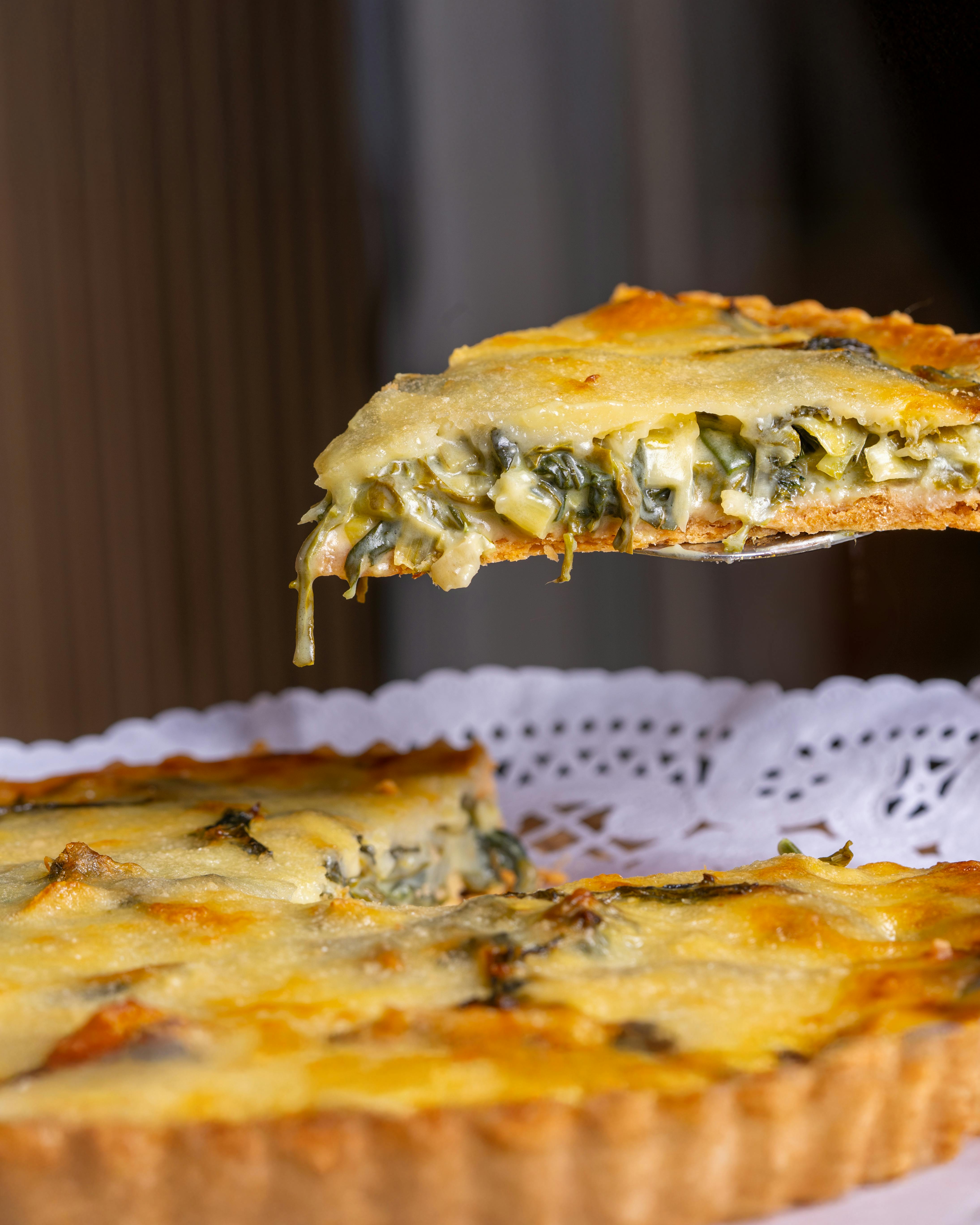 Quiche de Espinafre e Ricota