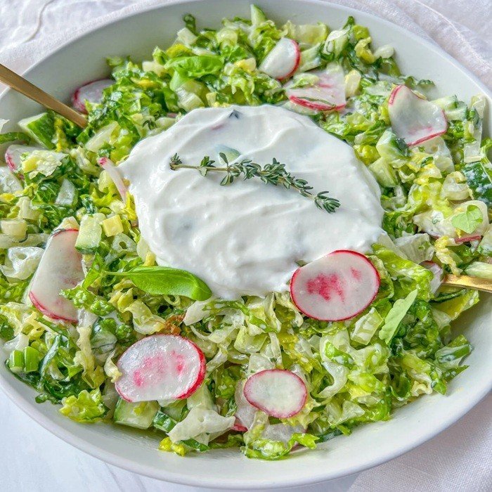 Salada de Alface e Tomate