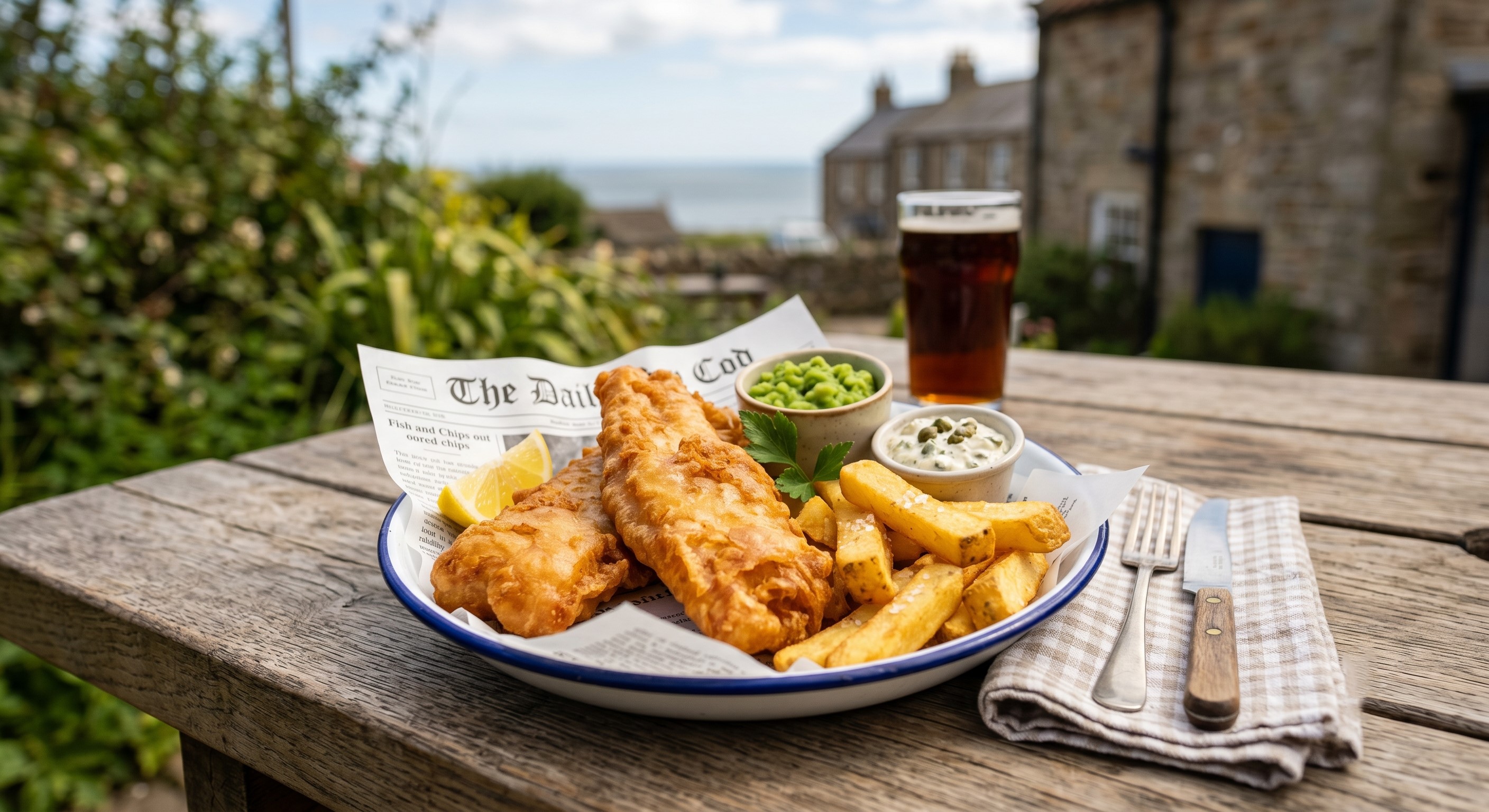 Fish and Chips Tradicional Inglês