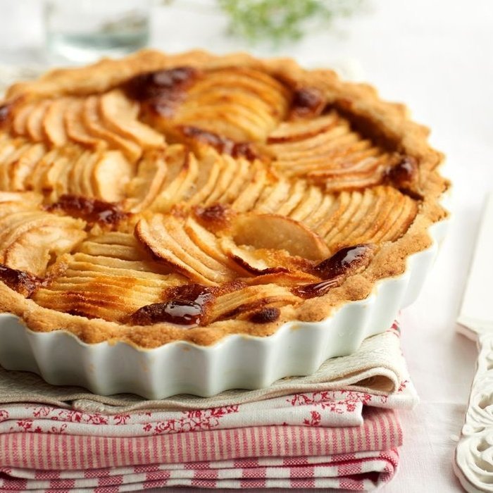 Torta Francesa de Maçãs Caramelizadas